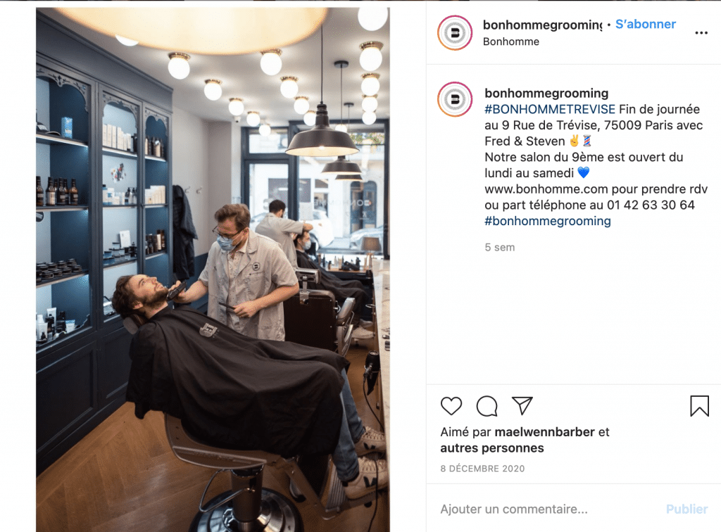 Bonhomme meilleur barbier paris 