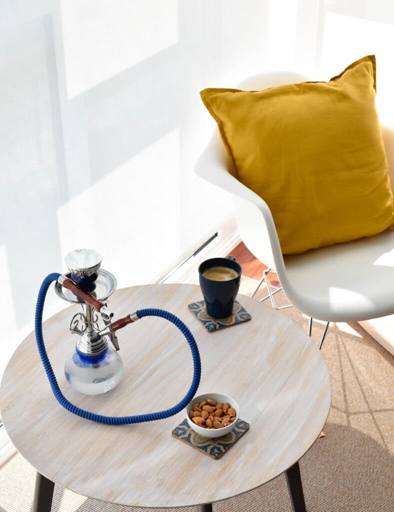 Où placer la chicha dans son salon ?